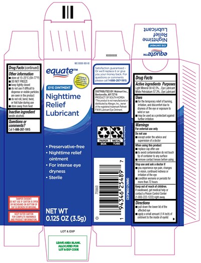 Equate Eye Ointment Nighttime Relief Lubricant 3.5g (Equate Eye Ointment Nighttime Relief Lubricant 3.5g)